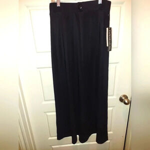 NWT Vintage TapeMeasure Black Stretch Maxi Skirt